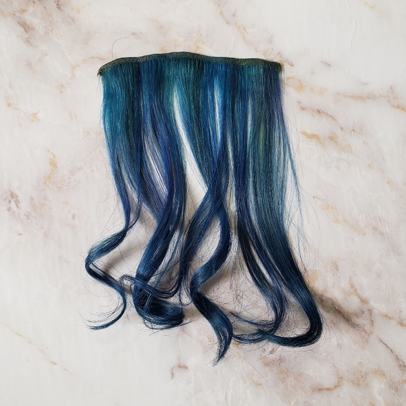 Euronext Dark Blue Clip-In Human Hair Extension - Picture 7 of 14